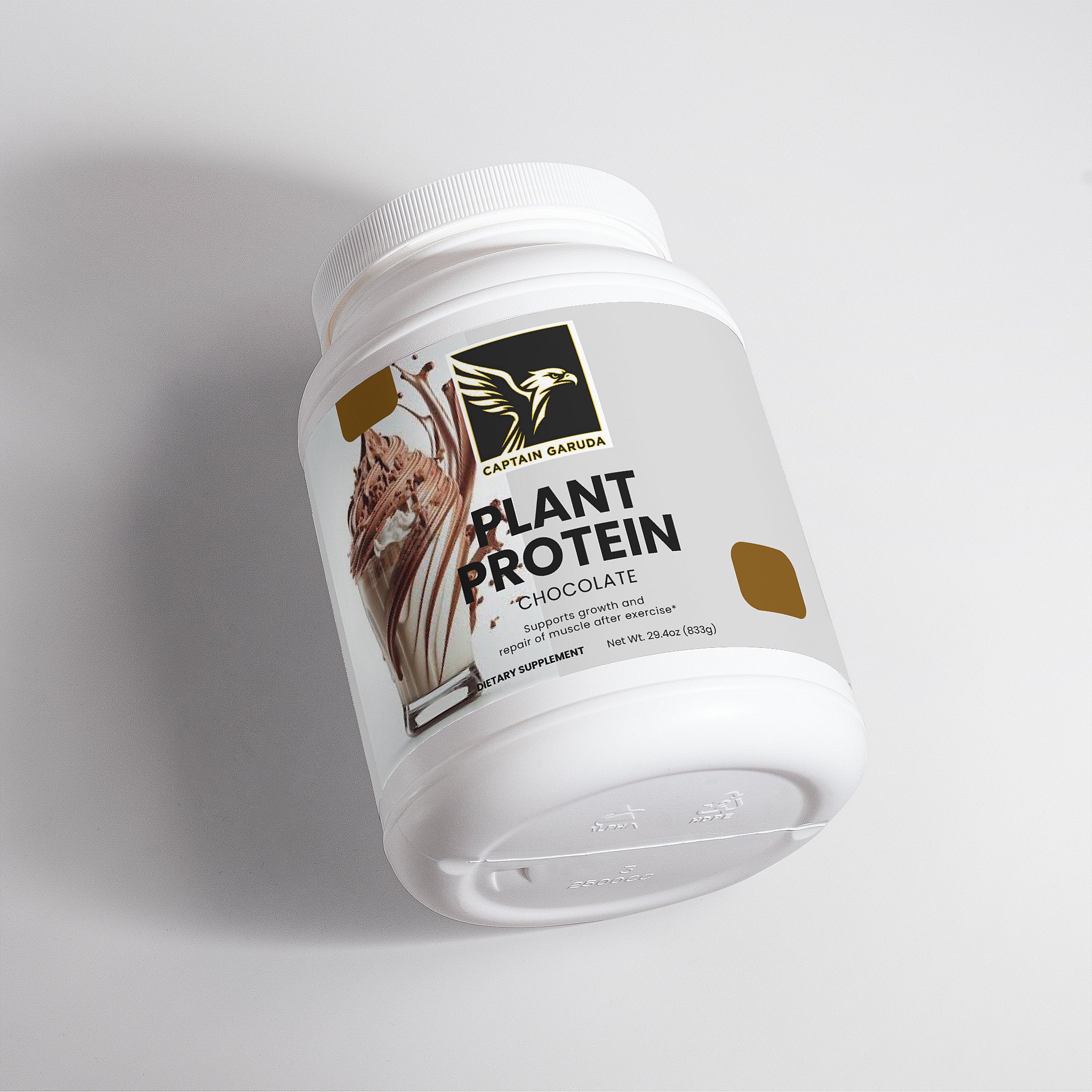 Captain Garuda Plant Protein Powder — Chocolate | 833g (30 Servings)