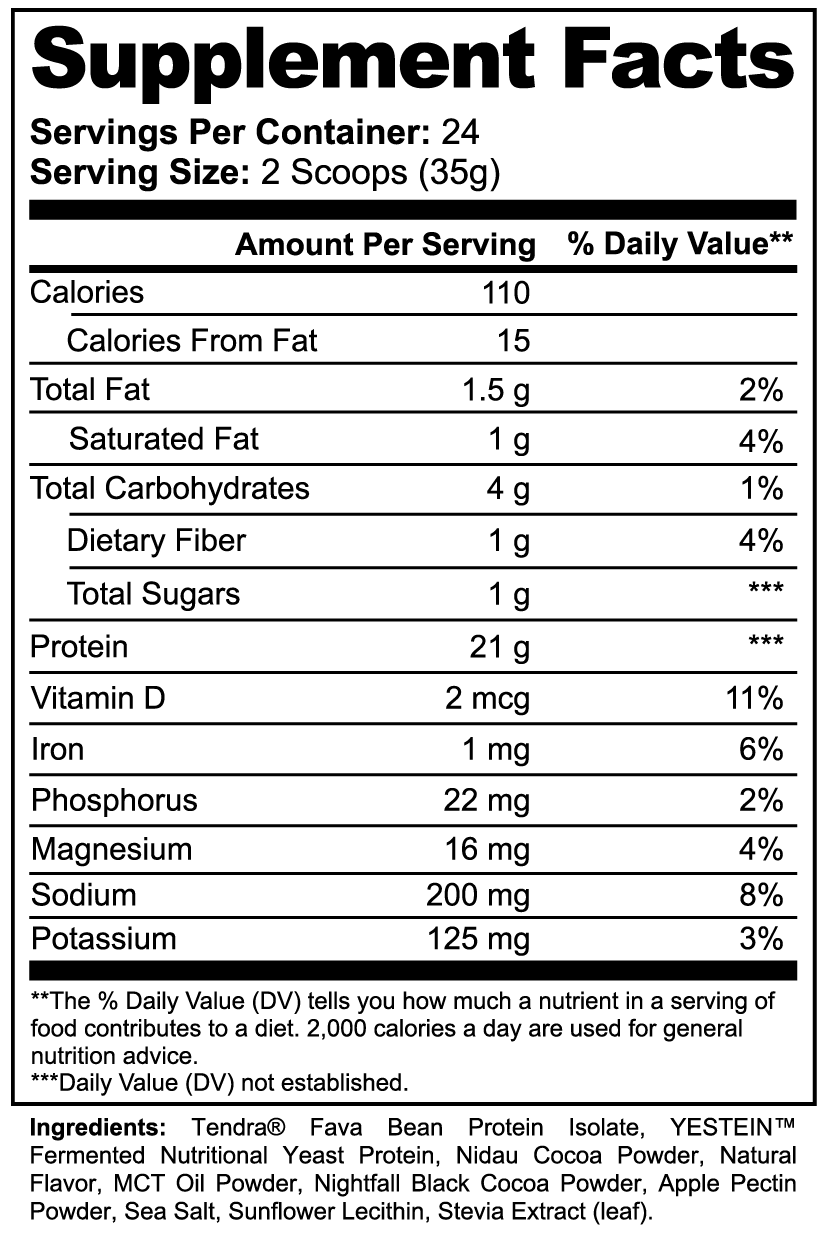 Captain Garuda Plant Protein Powder — Chocolate | 833g (30 Servings)